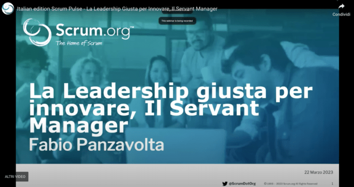 Innovare, il Servant Manager